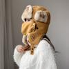 Waterproof Earflap Hat Faux Fur Lining Bomber Hat New Trapper Hat  Winter Outdoor Wear