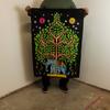 2x Cotton Wall Art (70x110cm) – Elephant & Tree of Life