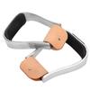 2pcs Silver Horse Riding Stirrups Rubber Anti-Skid Pad Cushioned Stirrups  Horse Riding