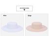Women's Autumn/Winter Wool Felt Fedora - Large Brim Jazz Hat in French Hepburn Style