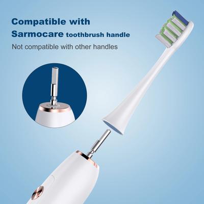 4 Pcs/lot Toothbrushes Head for Sarmocare S100 and S700 Ultrasonic Sonic Electric Toothbrush Fit Electric Toothbrushes Head