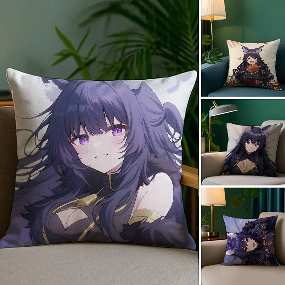 Anime E Eminence In Shadow Delta Alpha Pillow Case Antidustmite Invisible Zipper Sofa Bed