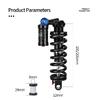 RCT3 Bicycle Trunnion Mount Rear Shock 185/205mm Coil Spring Shock 550LBS MTB Soft Tail Bicycle Rear Shock Absorber