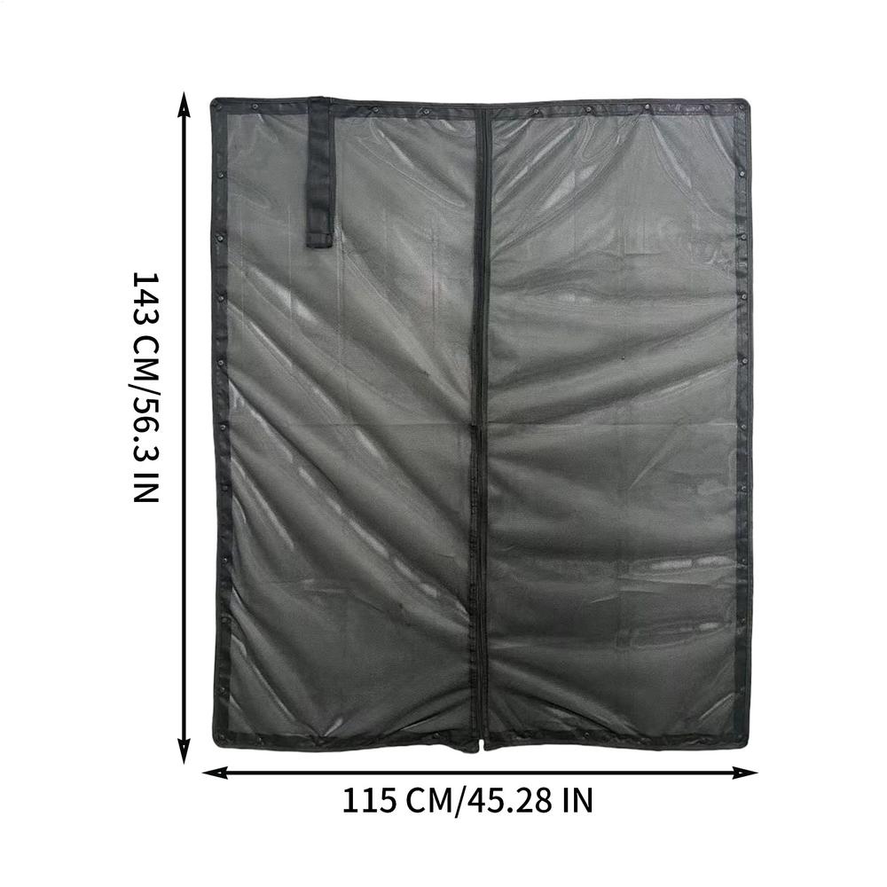

RV Screen Door Replacement Magnetic Fly-Proof UV-Resistant Privacy Screen Protective Door Net For Camping Outdoor Adventure Road