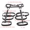 PU Chastity Belt for SM Training Open Perforated Garter Leg Extreme Sexy Lingerie Women, Goods, Bondage, Hips, Belt, Tights, Cuffs, Restraints,