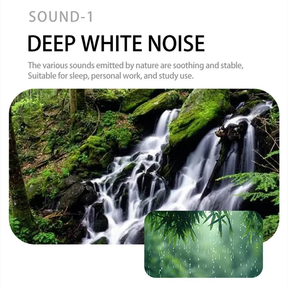 with RGB Lighting Sleep Sound Player Night Light White Sleep Machine  Baby Sleeper