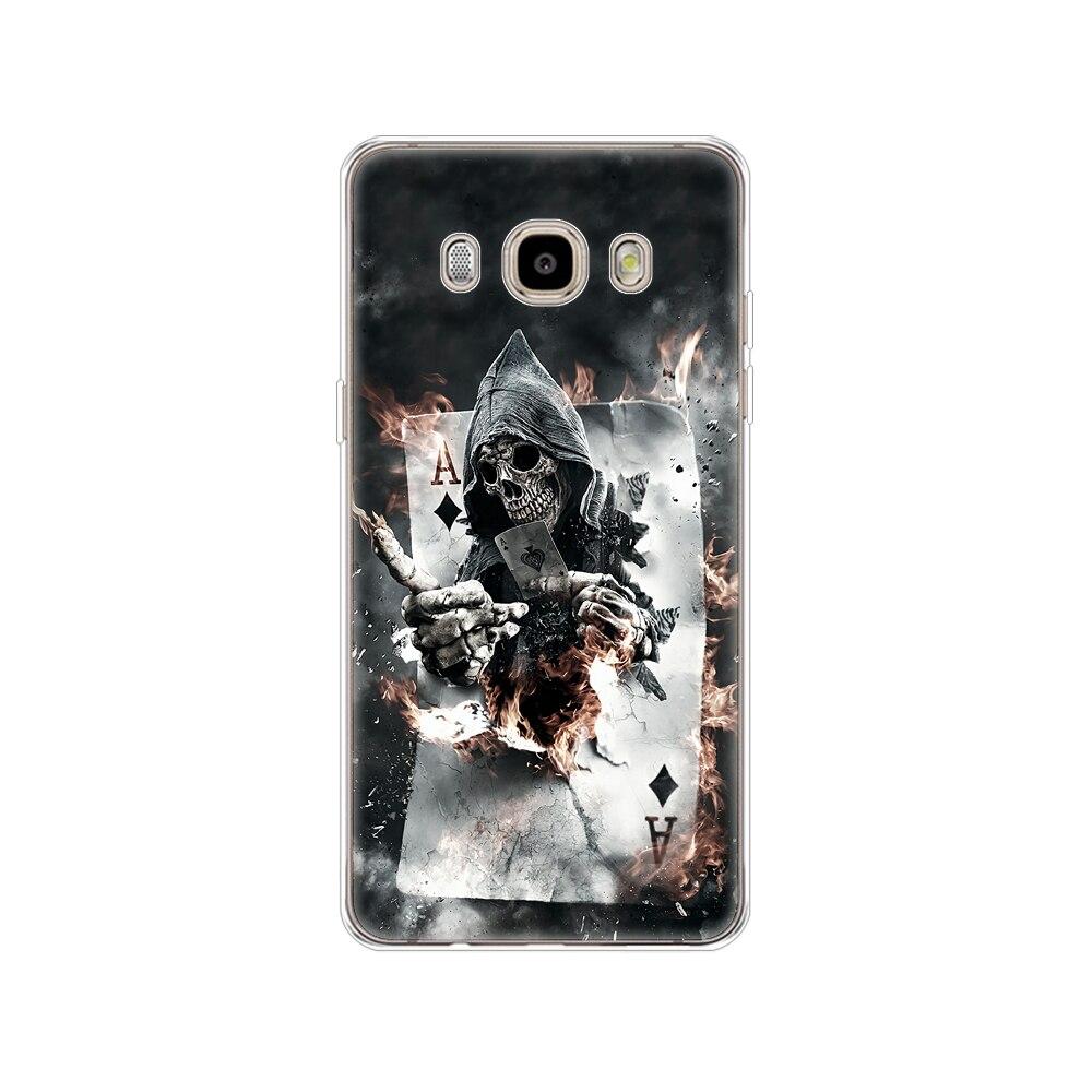 Case FOR Samsung Galaxy J7 J5 2016 Case J710 510F Cover FOR Samsung J7 J5 2016 Case Shell Winter Snow Christmas