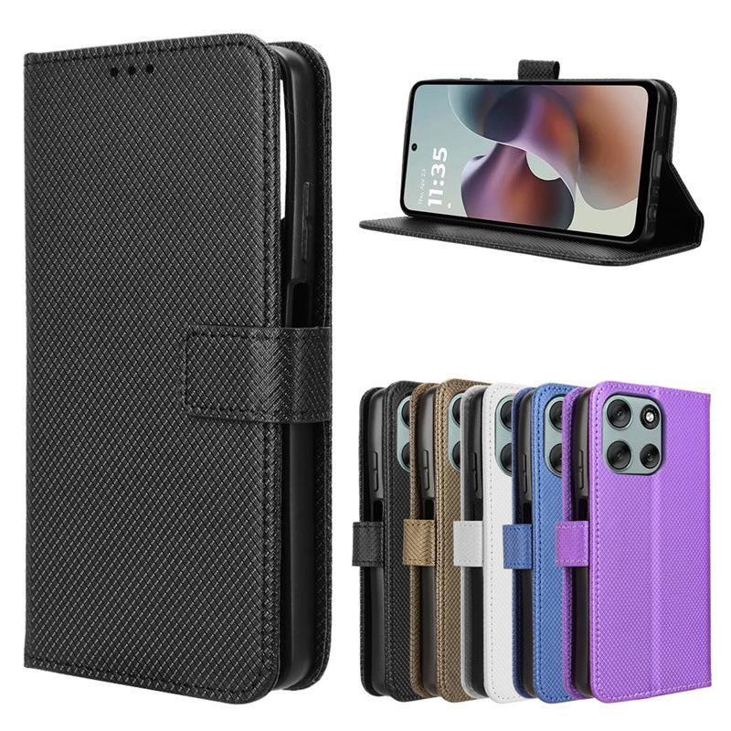 Leather Flip Wallet Case For Motorola Moto G56 G86 G17 Power 5G G06 Magnetic Book Cover Stand Holder Shell Capa Coque Fundas