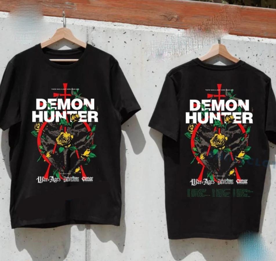 

NEW Demon Hunter There Was A Light Here Tour 2025 Unisex T-shirt Gift for Fans S