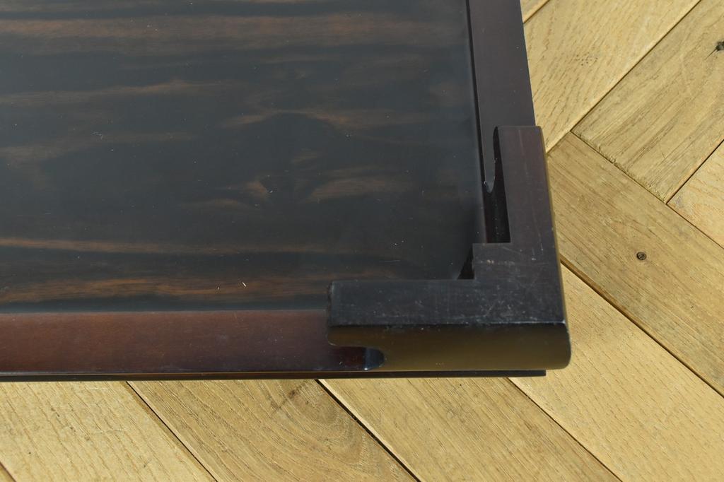 Vintage Wooden Ebony Flower Stand Bonsai Stand Display Vase Stand 48x33x5.5cm