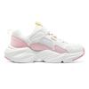 Skechers Girls Abrasion Resistant Breathable Low top Kids Lifestyle Shoes White Pink Kids' 319029L-WPK