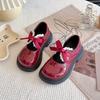 Classmate Red Princess Shoes 2025 Spring and Autumn New Foreign Style Soft Sole Performance Shoes Children's British Style Leather Shoes Children's Si