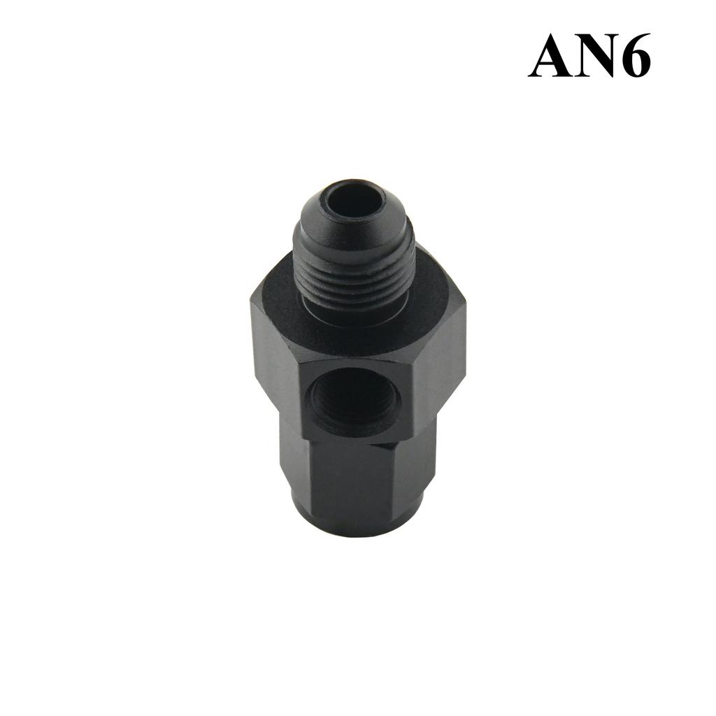 Straight Male Flare To Female Swivel Fitting 4AN 6AN AN8 AN10 12AN 1/8″ NPT Gauge Port Fuel Pressure Sensor Take Off Adaptor Tee