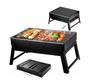 Grill Węglowy Przenośny Walizka Grill Bbq Ogrodowy Idealny Na Wyjazd Piknik