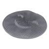 Foot Brush Massage Mat Non Slip Shower Foot Scrubber Cleaning Exfoliating Mat with Suction Cup Gray