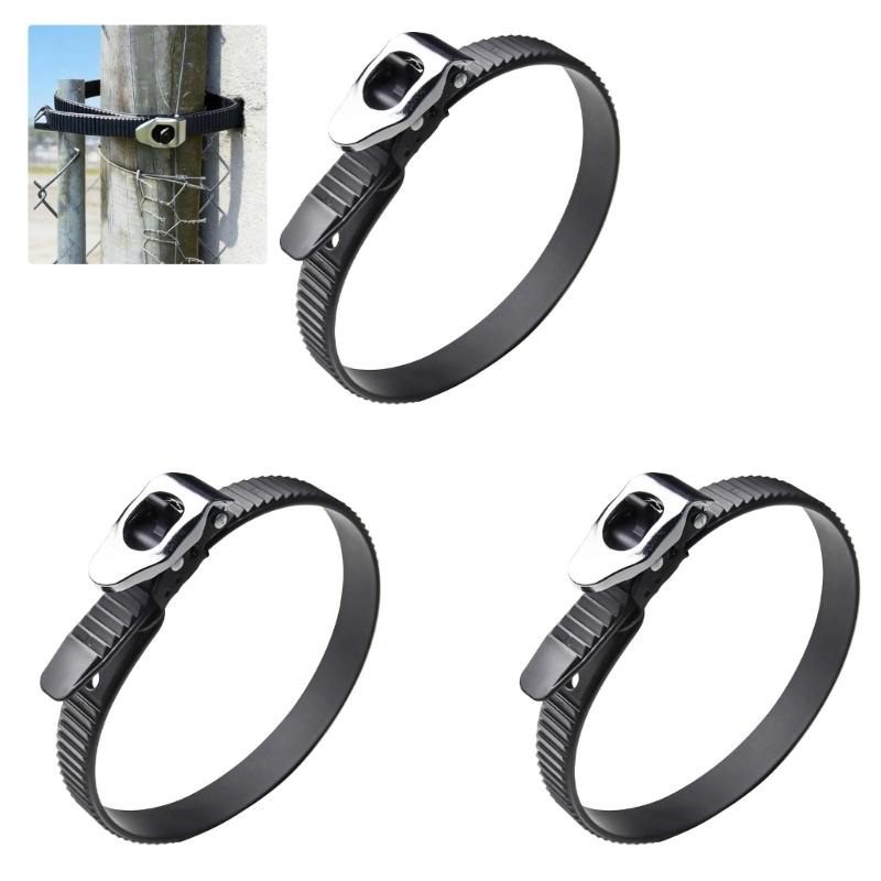 

Pack Of 3/6 20Inch Heavy Duty Reusable Ratchet Straps For Securing Outdoor Fencing Poles Gate And Pipe With Stable Construction 1