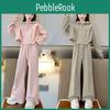 And Girls Fashion Autumn Spring Casual Hooded Sweatshirt Straight Wideleg Pants Twopiece Suit