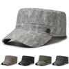 Herren Flache Kappe Frühling Herbst Vintage Outdoor Sonnenschutzmütze Herrenkappe