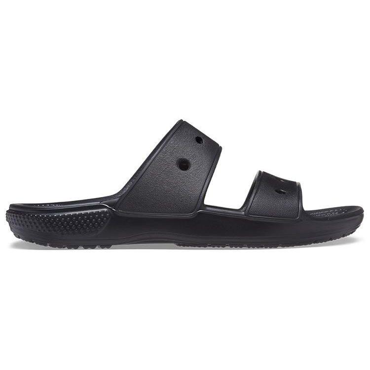 Crocs EVA Leather Patchwork Shoe Unisex Black 206761-001
