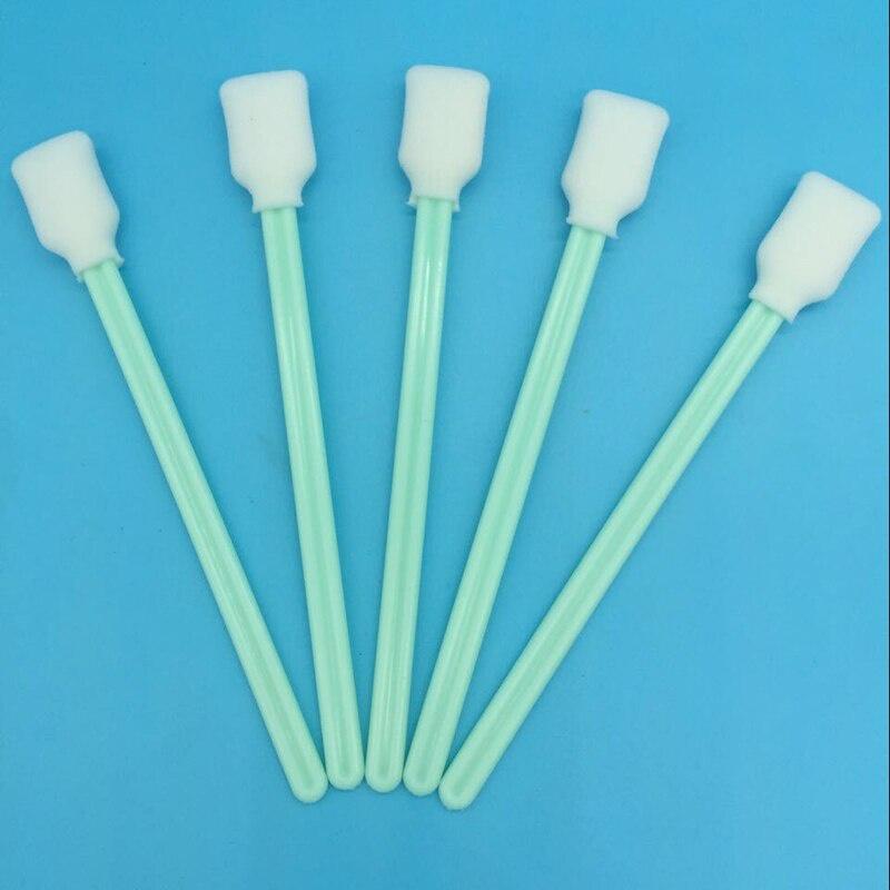 50pcs 13cm Length Cleaning Swabs Sticks for DX4 DX5 TX800 XP600 5113 PrintHead Cleaner Foam Sponge Cloth Ink Brush