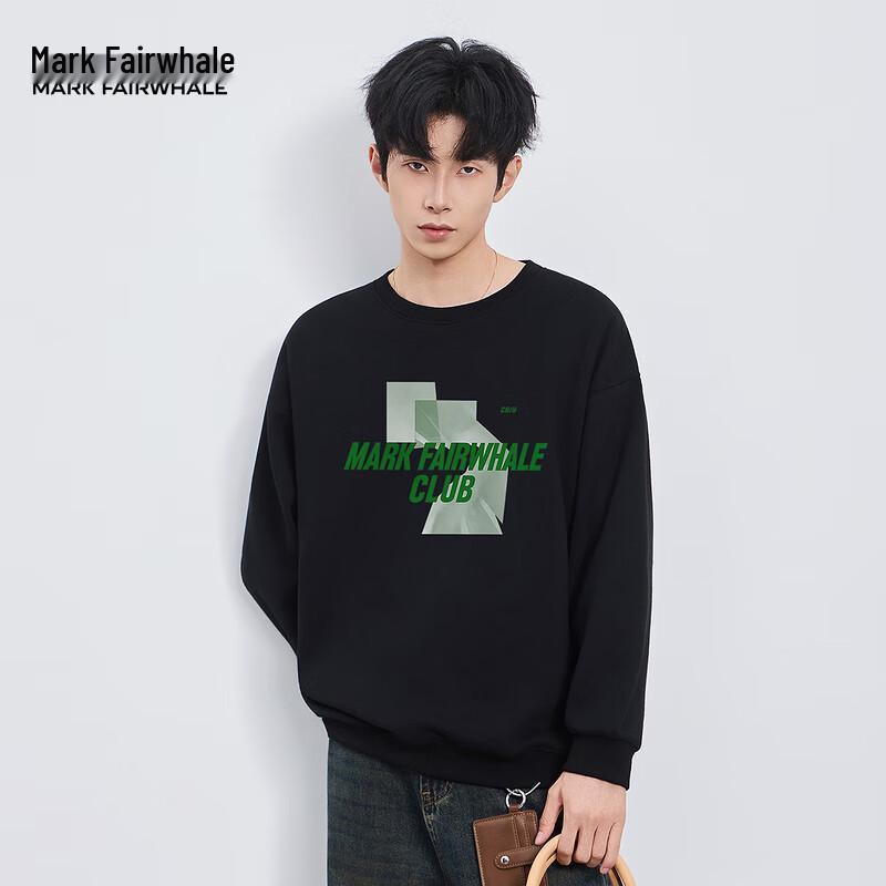 

Mark Fairwhale Men s Colorblock Crewneck Sweatshirt 4XL
