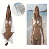 Asciugamano da Spiaggia in Microfibra ad Asciugatura Rapida con Fantasia Bikini Morbido Assorbente Leggero per Piscina Spiaggia Viaggio Regalo di Pasqua