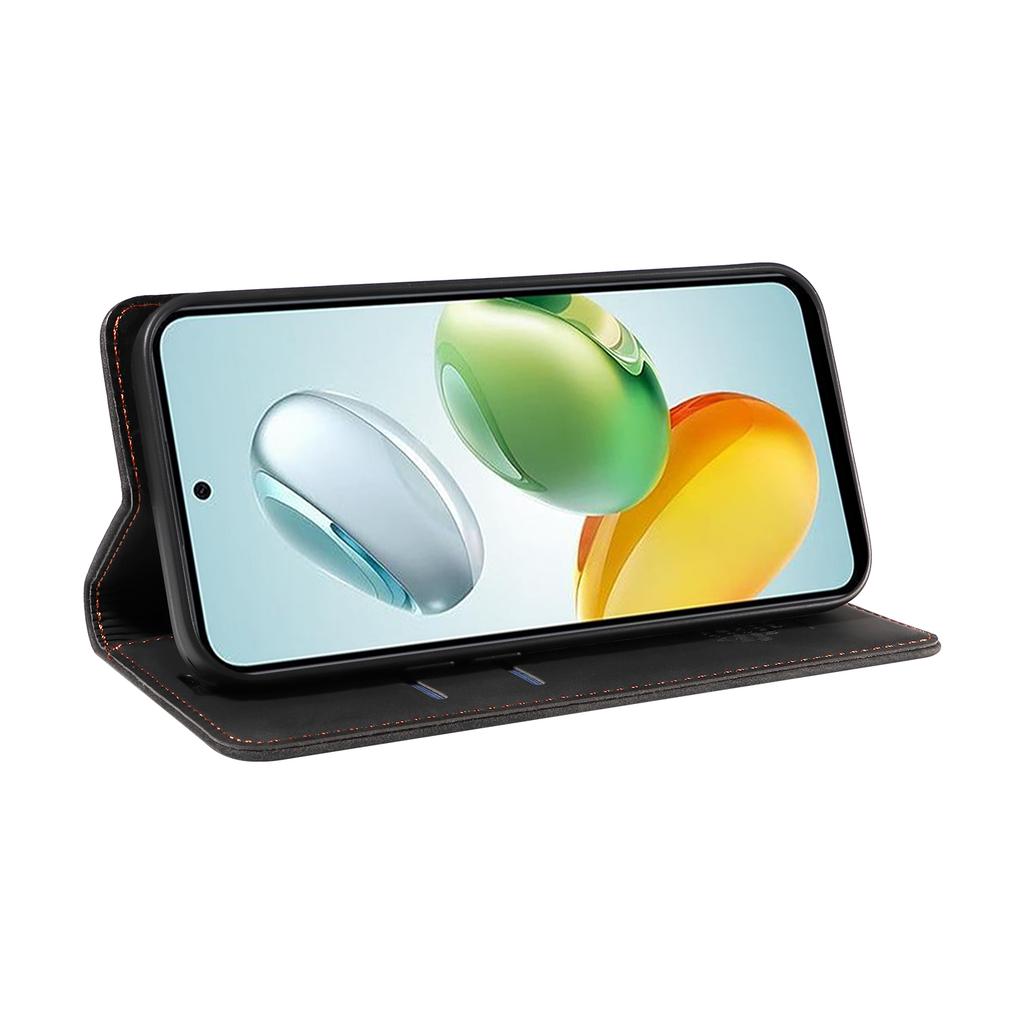 BETOPNICE 003 Für Honor Play 60 Plus 5G Hülle Brieftasche Handy Lederhülle Magnetverschluss