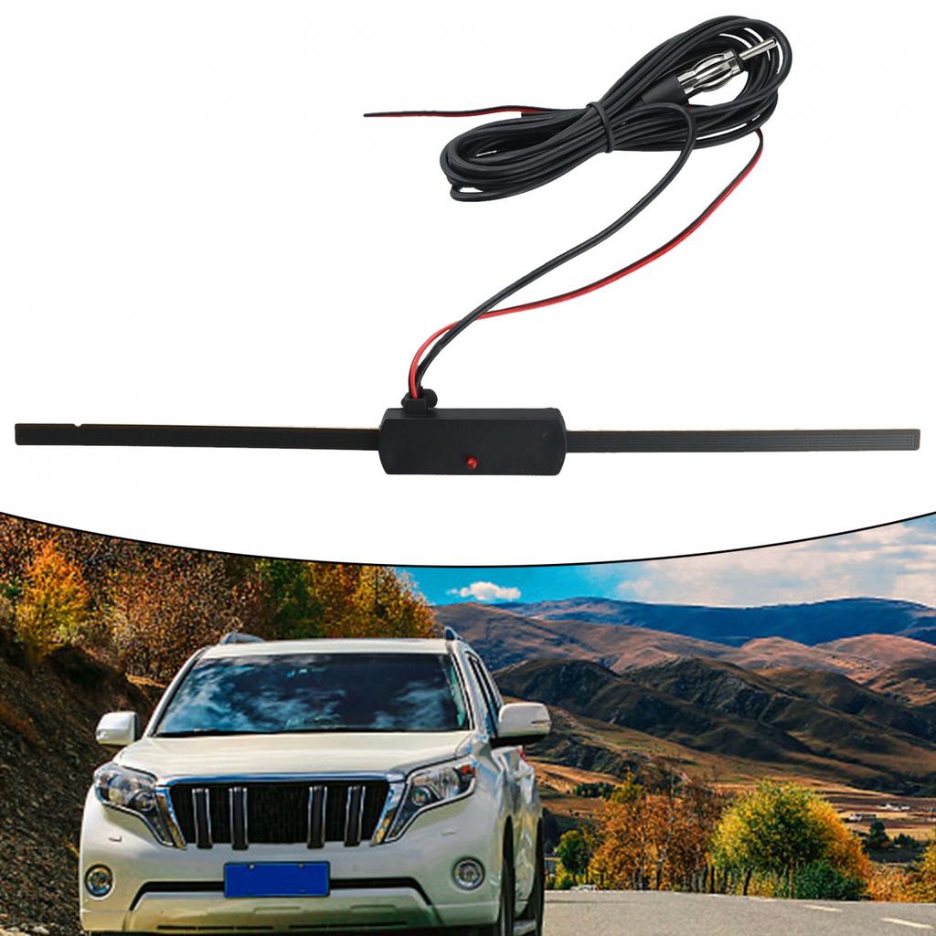Windshield Car AM FM Radio Antenna Signal Booster 12V High Quality Parts New