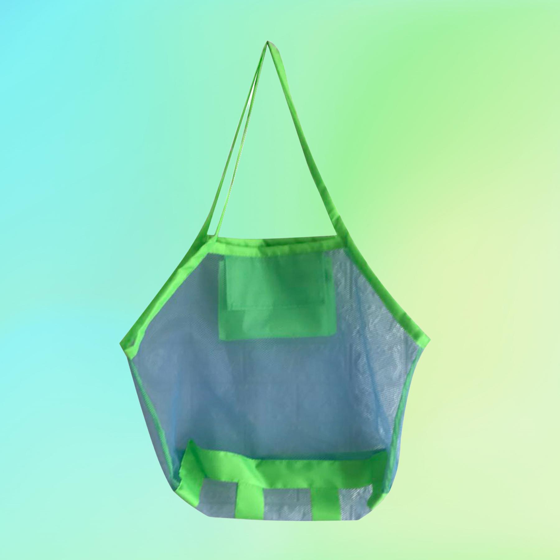 

Children s Mesh Beach Toy and Shell Storage Bag with Quick Drainage 42*23*40cm