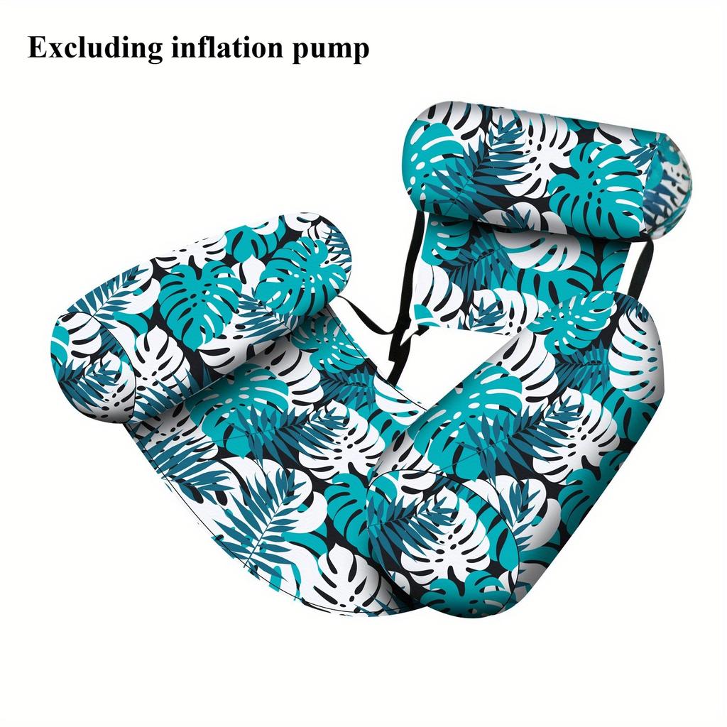 Inflatable Pool Lounger Chair,Adult Floating Water Hammock,PVC Durable Summer Beach Party Pool Accessory,Floating Chair for Pool