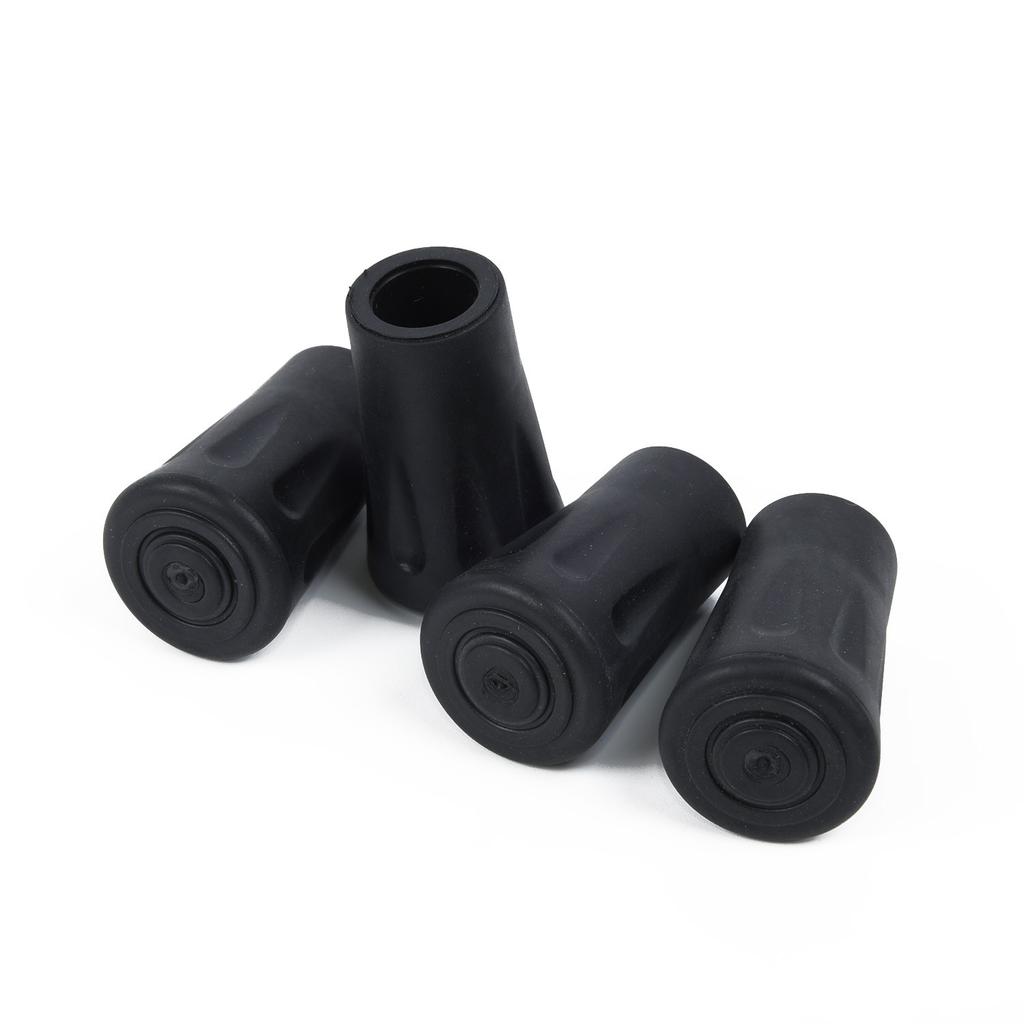 Stay Safe On Your Hiking Trip with Rubber Trekking Pole Tip Covers 2/4Pcs