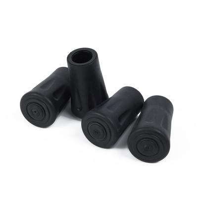 Blijf Veilig op Je Wandeltocht met Rubberen Wandelstok Tiphoezen 2/4 Stuks