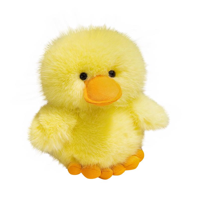 Yellow Duck and Goose Plush Toy - Soft Hugging and Decorative Gift for Girls