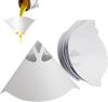 10-500PCS Car Disposable Paper Filter 190 Mesh Purifying Straining Cup Paint Spray Mesh Conical Nylon Micron Paper Funnel Tools