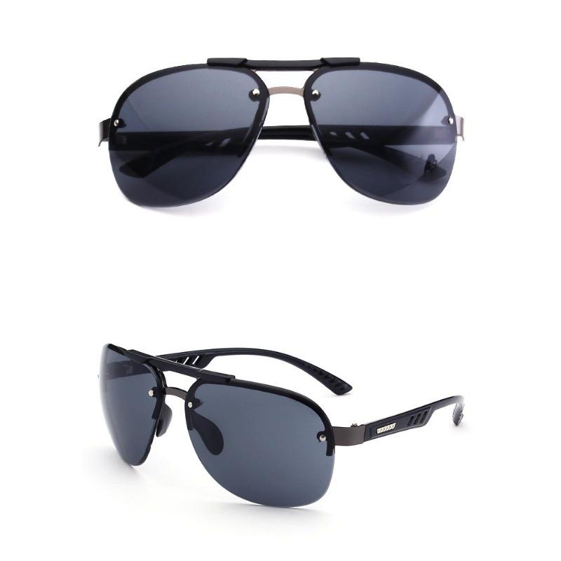 Metal Frameless Men's Sunglasses Fashion Toad Glasses for Driving Fishing Fashion Glasses