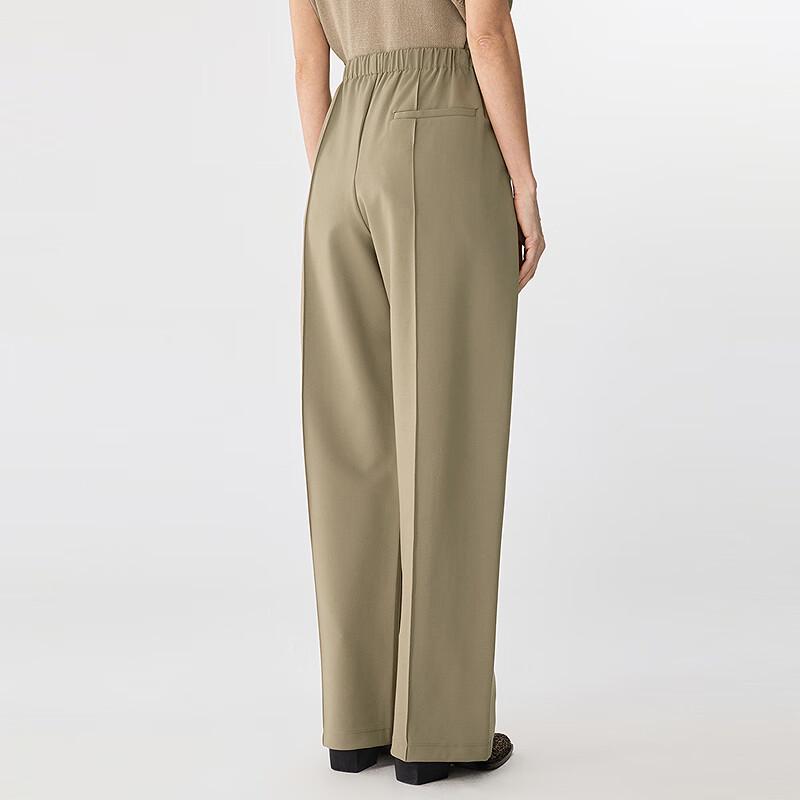 JNBY Women's 2025 Spring Casual Straight-Leg Pants