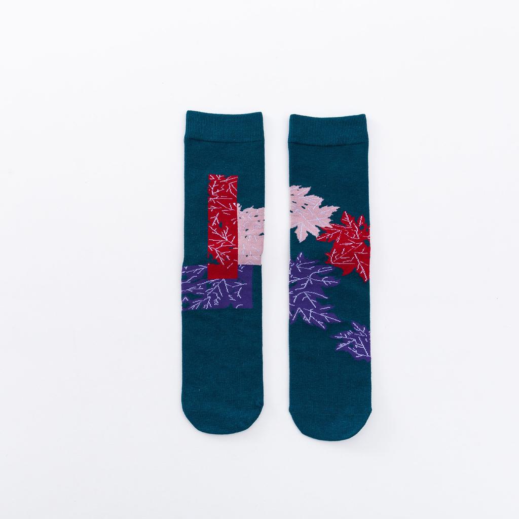 20 Straight Socks Couple Socks Comfortable Cotton Socks Mandarin Duck Socks Creative Illustration Socks