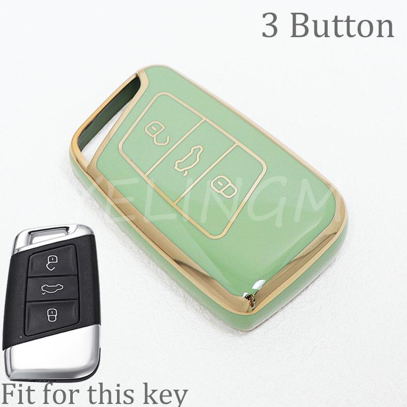 New Style Tpu Car Remote Key Case Cover Protector Shell For Vw Volkswagen Magotan Passat B8 Skoda Superb Kodiaq A7 Tiguan Mk2 Cc