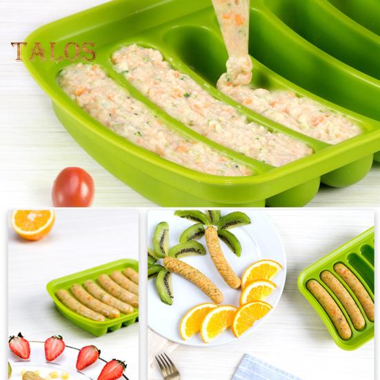 Sausage Mold Easy To Release DIY Reusable Durable Hot Dog Mold with Cover Kitchen Supplies