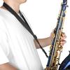 IRIN Saxophone Strap Adjustable Alto/Tenor/Soprano Sax Velvet Neck Strap with Plastic Buckle Woodwind Instrument Accessories
