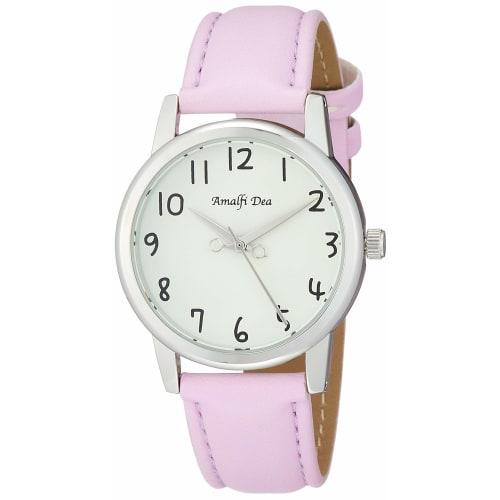 

Arias Amalfidia Analogue Watch, Waterproof, Leather Strap, White Dial, Purple, WW20028A-175, Women s