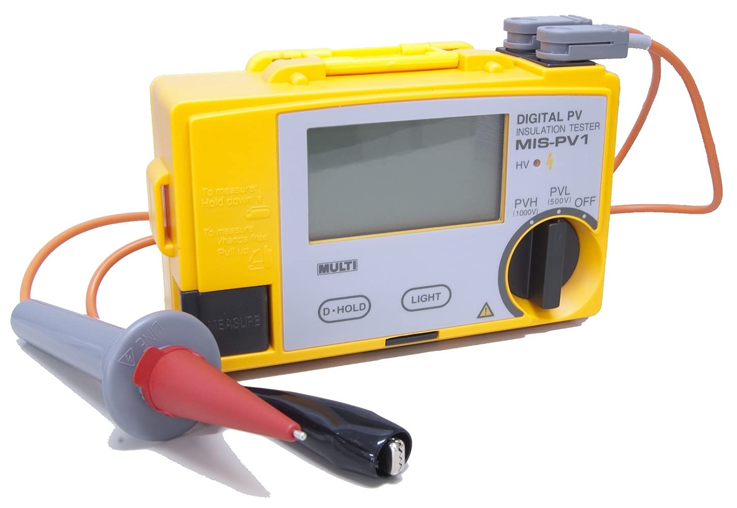 

Multi solar panel compatible insulation resistance meter MIS-PV1
