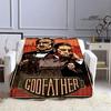 The Godfather Retro Printed Blanket Picnic Blanket Warm Flannel Blankets Home Bed Linings Blankets for Beds Birthday Gift
