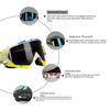 2026 Vibrant Frame Design Motocross Goggles UV400 Lens  Lightweight Durable Adjustable Strap Outdoor Sports Riding Goggles