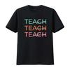 Teach Compassion Kindness Confidence Teacher Back To School T Shirt Black Medium Vintage Washed Streetwear Designer Clothes