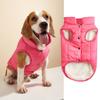 GorisPet Winter Dog Jacket for Small/Medium Dogs Solid Leisure Style Fleece Lined Waterproof Quilted Coat 11 Colors