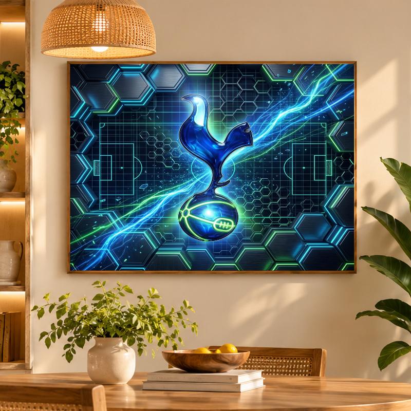 5D Diamond Painting Tottenham Hotspur DIY Full Drill Diamond Art Kit Home Decoration