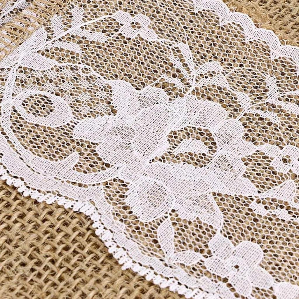 Lace Linen Christmas Tableware: Knife & Fork Set for Weddings & Parties