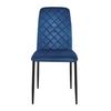 MAVERIK Velvet Navy Blue Upholstered Velvet Chair