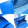 Used CHANEL Bifold Wallet COCO Mark Gamaguchi Caviarskin Blue Accessory